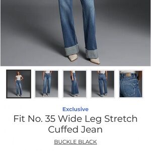 BKE Black Wide Leg Jeans